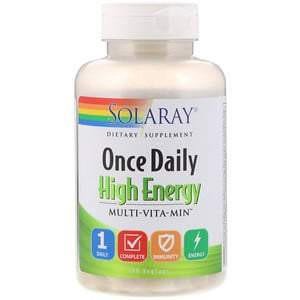 Solaray 1-Daily Iron Free Multivitamin 60 Caps