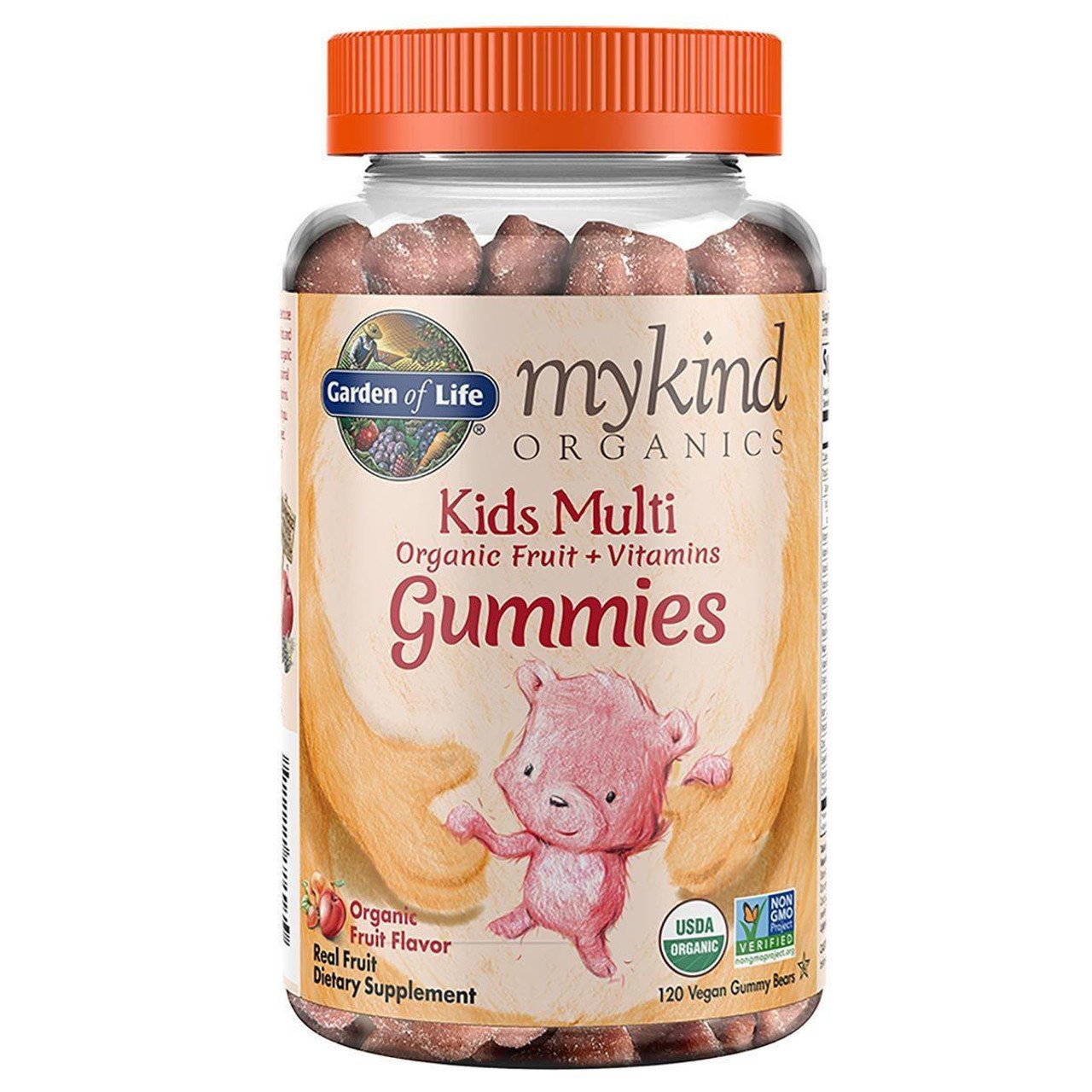 Garden of Life Kids Multi Gummies 120 Vegan Gummies Organic Fruit Flavor - Image 2