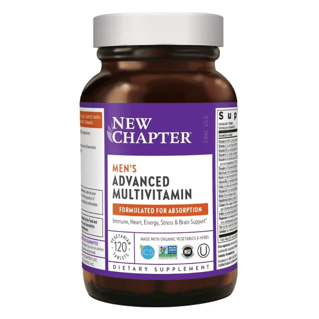 New Chapter Men's Advanced Multivitamin 120 Tabs - Image 2
