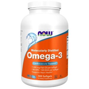 Alternative view of Now Foods Omega-3 1000mg 500 Softgels