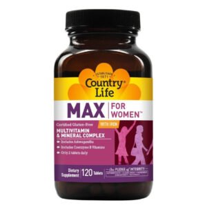 Alternative view of Country Life Max For Women Iron Free 120 Veg Caps