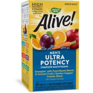 Nature's Way Alive! 1 Daily Men's 60 Tablets (Previously Enzymatic Therapy)