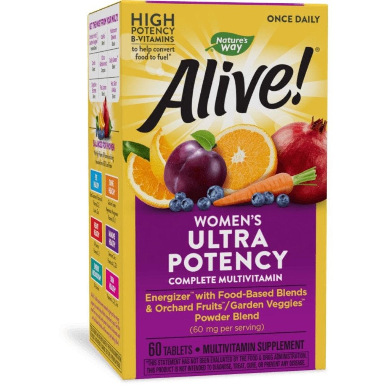 Nature's Way Alive! 1 Daily Women's 60 Tablets (Previously Enzymatic Therapy) - Image 2