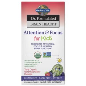 Garden Of Life Dr. Formulated Attention & Focus For Kids 60 Chews