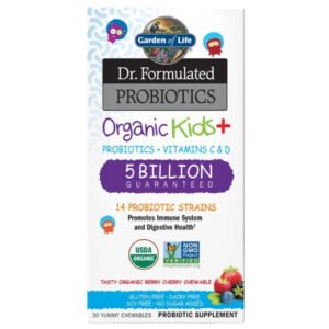Alternative view of Garden of Life Dr. Formulated Probiotics Organic Kids+ 30 Chews