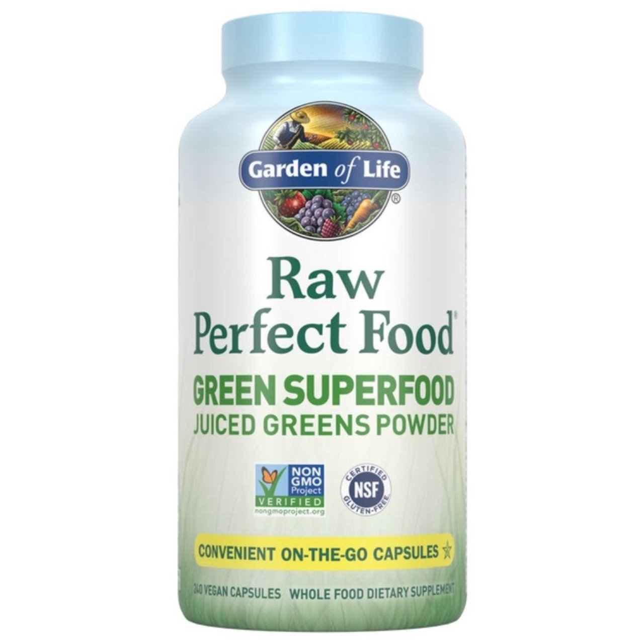 Garden Of Life Raw Perfect Food Green 240 Capsules - Image 2