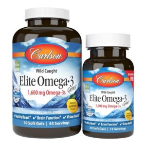 Alternative view of Carlson Elite Omega 3 1600mg 120 Softgels