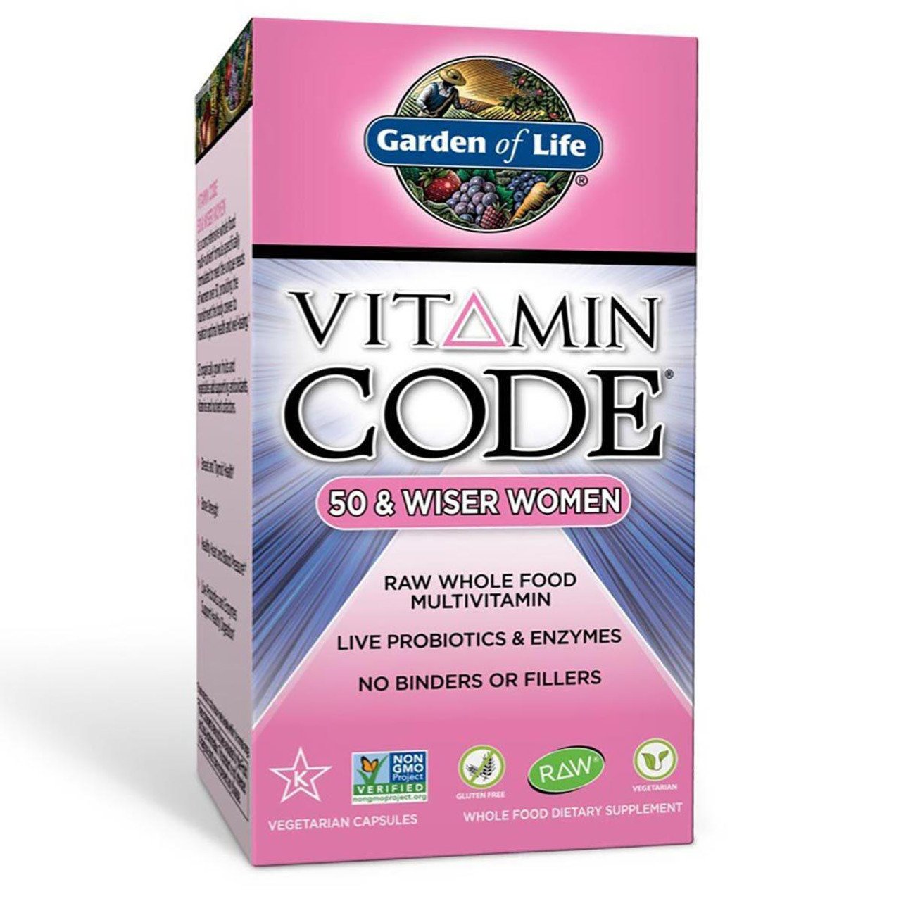 Garden Of Life Vitamin Code 50+ Wiser Women 240 Veg Caps - Image 2
