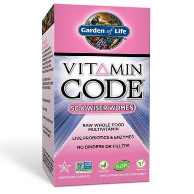 Garden Of Life Vitamin Code 50+ Wiser Women 240 Veg Caps